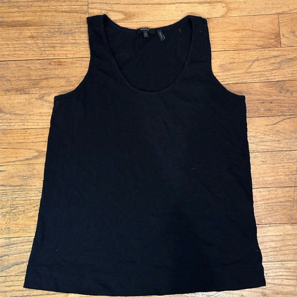 Theory Black Tank Top Essential